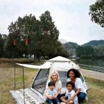 Large Hexagon Pop-Up Camping Tent with Awning - Quick Setup Cabin Tent - 图片 5