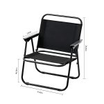 Folding Reclining Camp Chair with Footrest - Portable Lounge Chair – Bild 9