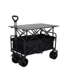 Heavy-Duty Folding Wagon with Elevated Table - 10-Inch All-Terrain "Tank" Wheels - Image 2
