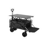 Folding Utility Wagon with Extended Tailgate - All-Terrain Collapsible Cart – Bild 2