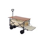 Folding Utility Wagon with Extended Tailgate - All-Terrain Collapsible Cart – Bild 5