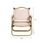 Folding Reclining Camp Chair with Footrest - Portable Lounge Chair – Bild 3