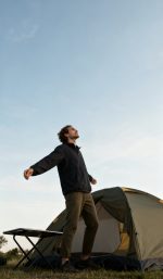 Ultra-Light Mini Folding Side Table - Portable Aluminum X-Frame for Camping, Patio & RV - Imagen 6