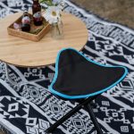 Vibrant Trek Lightweight Tripod Stool (Black & Pink) - 图片 11