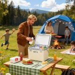 16L Portable Insulated Cooler Box with Ice Pack - Great for Camping, Lunch, Beach & Road Trips — изображение 6