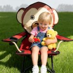 Kids' Lion-Themed Folding Camping Chair with Cup Holder — изображение 6