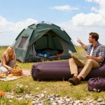 Portable Inflatable Lounger Air Sofa with Carry Bag - Easy-Fill Hammock for Beach, Camping & Music Festivals - Image 5