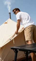 Tactical Aluminum Folding Camping Table - Portable Military Style Hard Top Camp Gear | Lightweight Outdoor Grill Side Table for RV, Tent, Picnic - Imagem 6