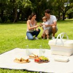 Collapsible Picnic Basket Tote with Table Lid & Cup Holders – Foldable Insulated Storage for Camping, Beach, Car - Imagen 4