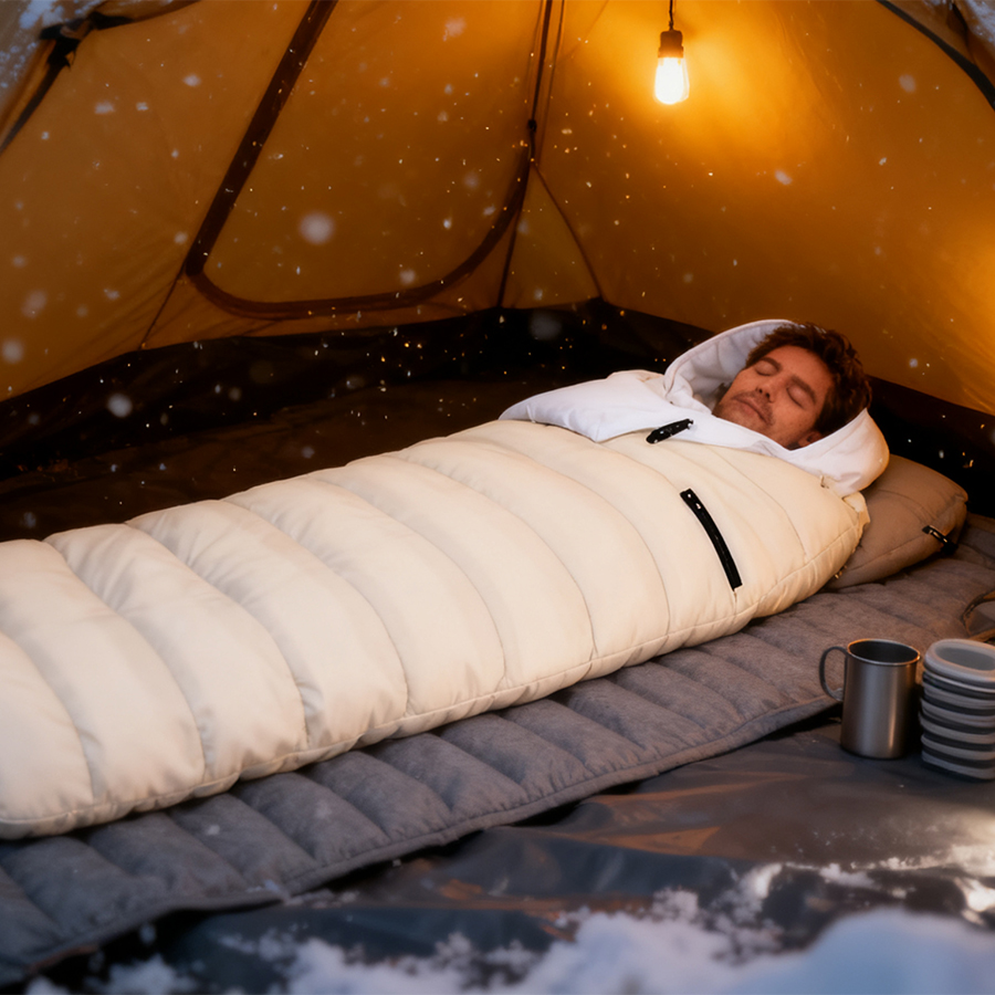 3 Lightweight Mummy Sleeping Bag – 3-Season Camping, Hiking, Backpacking - Soft Synthetic Down Fill — изображение 1