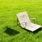 Adjustable Folding Lounge Chair & Ground Mat Recliner – Portable Beach, Camping, and Patio Lounger with Print – Image 5