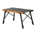 Portable Roll-Up Aluminum Camping Table - Lightweight Slatted Outdoor Picnic Desk – Image 2
