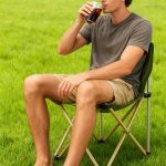 Lightweight Folding Camping Chair with Backrest - Portable, Heavy-Duty Outdoor Seat for Hiking, Fishing & Picnic – Image 6