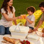 Collapsible Picnic Basket Tote with Table Lid & Cup Holders – Foldable Insulated Storage for Camping, Beach, Car - Imagen 3