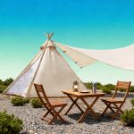 Teepee Glamping Tent with Extended Canopy Awning – 4-Season Waterproof Pyramid Shelter for Camping & Events — изображение 4