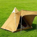 Large 3-4 Person Teepee Tent with Extended Awning - Easy Setup Telescopic Pole Indian Style Camping Tent for Family Outdoor Adventure - immagine 4