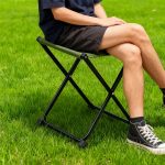 Portable Folding Camping Stool – Compact Ultralight Director's Chair for Outdoors, Hiking, Fishing, and Travel - 画像 (3)