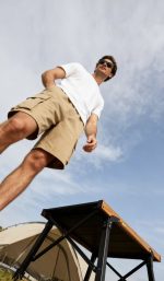 Portable Roll-Up Aluminum Camping Table - Lightweight Slatted Outdoor Picnic Desk – Image 4