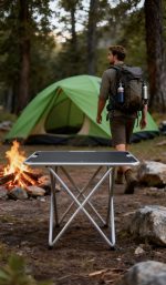 Ultra-Compact Mini Folding Table - Portable Side Table for Camping & Picnic - immagine 5