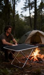 Ultra-Compact Mini Folding Table - Portable Side Table for Camping & Picnic - immagine 6