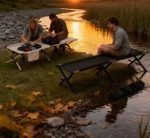 Heavy-Duty Folding Camping Cot - Portable Military Style Sleeping Bed for Outdoors & Guests - Imagem 2