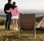 Low-Profile Beach Folding Chair - Compact, Lightweight & Modern Ground Seat for Sand, Patio, Camping, and Concerts - 图片 5