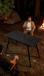 Large Portable Folding Camping Table - Adjustable Height & Lightweight Aluminum – Image 4