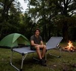 Folding Camping Cot with Adjustable Backrest - Lightweight & Portable Lounger - Imagem 5