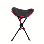 Vibrant Trek Lightweight Tripod Stool (Black & Pink) - 图片 7