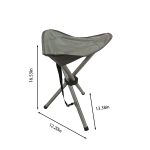 Vibrant Trek Lightweight Tripod Stool (Black & Pink) - 图片 4