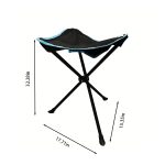 Vibrant Trek Lightweight Tripod Stool (Black & Pink) - 图片 2