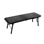 XXL Extra Long Aluminum Roll-Up Camping Table | Heavy-Duty Portable Outdoor Folding Dinner Table for 8-10 People | Lightweight & Compact for Camp, Picnic, Tailgating - 图片 3