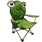 Kids' Lion-Themed Folding Camping Chair with Cup Holder — изображение 3