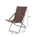 Low-Profile Beach Folding Chair - Compact, Lightweight & Modern Ground Seat for Sand, Patio, Camping, and Concerts - 图片 3