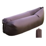 Portable Inflatable Lounger Air Sofa with Carry Bag - Easy-Fill Hammock for Beach, Camping & Music Festivals