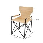 ⁦Heavy-Duty Padded Folding Camping Chair - Portable Quad Outdoor Seat with Steel Frame for Tailgating, Beach & Patio⁩ - الصورة ⁦2⁩