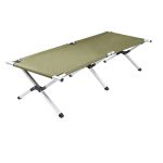 Heavy-Duty Folding Camping Cot - Portable Military Style Sleeping Bed for Outdoors & Guests